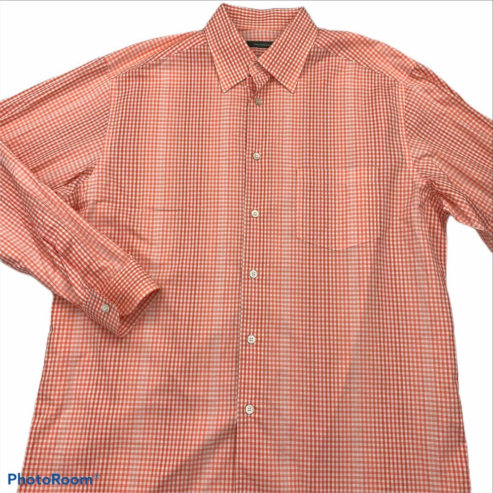 ERMENEGILDO ZEGNA BUTTON DOWN SHIRT 2XL